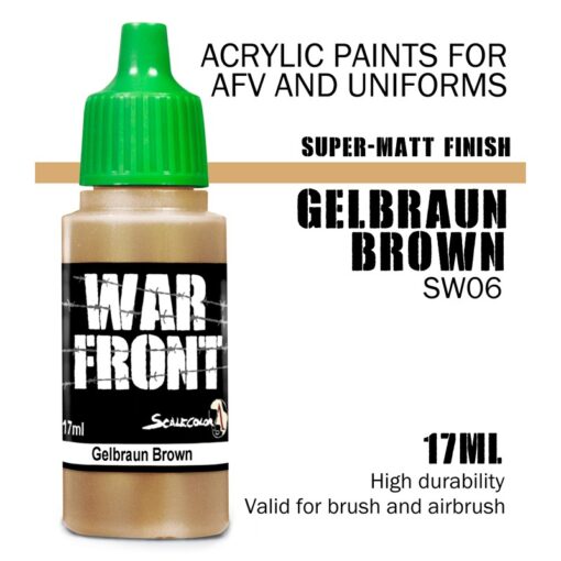 COLORE SCALE75 WAR FRONT CODICE SW06 - GELBRAUN BROWN - CONFEZIONE DA 17 ml