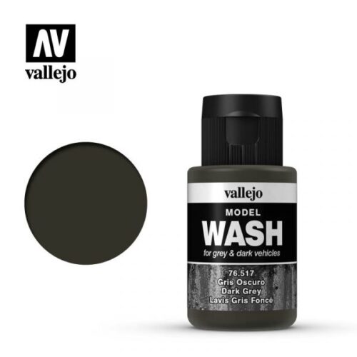 VALLEJO MODEL WASH DARK GREY 76517