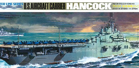 NAVE PORTAEREI USS HANCOCK MODELLO HASEGAWA CODICE 708 SCALA 1:700