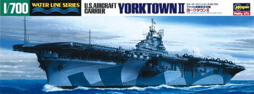 NAVE PORTAEREI USS YORKTOWN II MODELLO HASEGAWA CODICE 709 SCALA 1:700