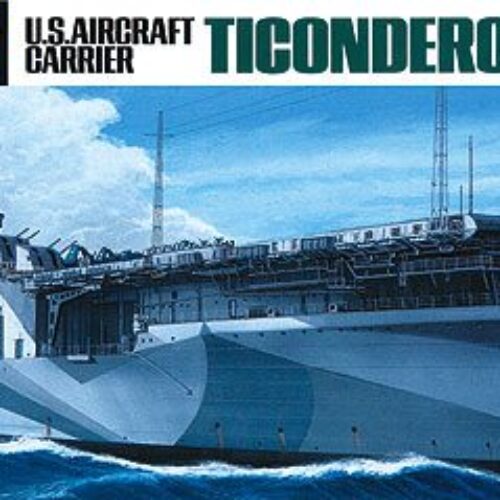 NAVE PORTAEREI USS TICONDEROGA MODELLO HASEGAWA CODICE 710 SCALA 1:700