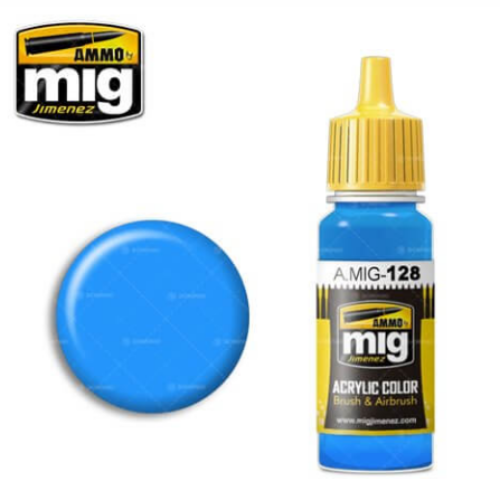 Ammo Mig 128 CYAN 17ml. Colore acrilico Modellismo