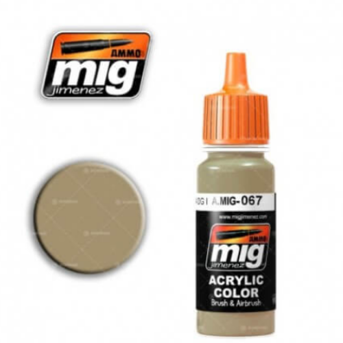 Ammo Mig 067 IDF SAND GRAY '73 17ml. Colore acrilico Modellismo