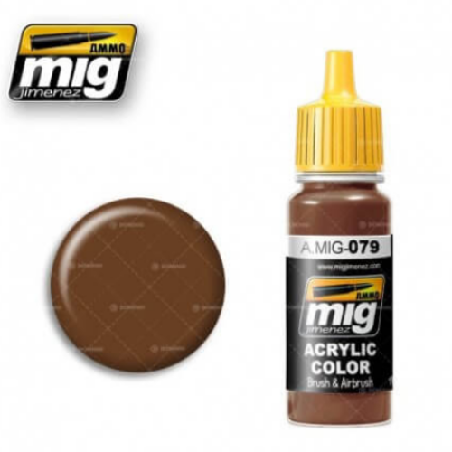 Ammo Mig 079 CLAY BROWN 17ml. Colore acrilico Modellismo