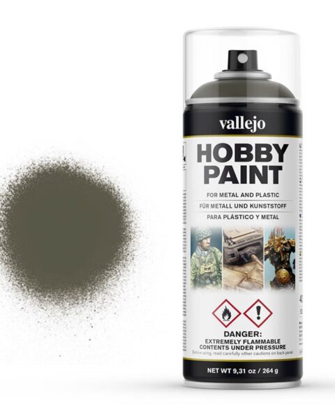 28003 spray acrilico Russian Grey Vallejo 400ml con doppio diffusore