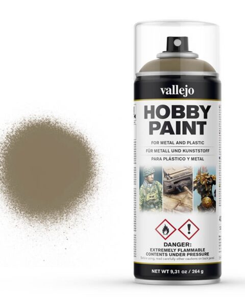 28006 spray acrilico German Field Grey Vallejo 400ml con doppio diffusore