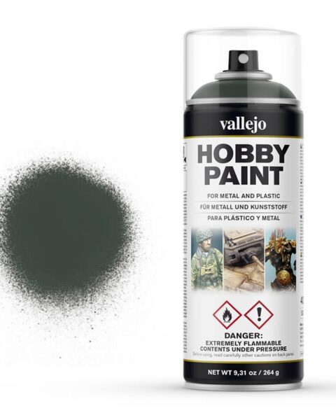 28026 spray Dark Green Vallejo 400ml con doppio diffusore