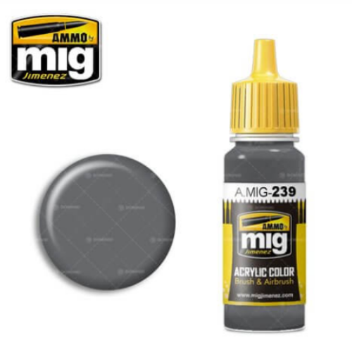 Ammo Mig 239 NEUTRAL GREY FS36122 17ml. Colore acrilico Modellismo