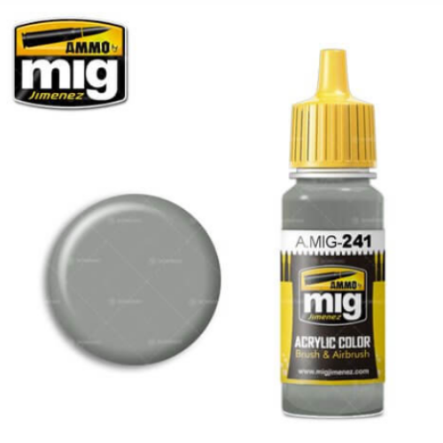 Ammo Mig 241 LIGHT GULL GRAY FS36440 17ml. Colore acrilico Modellismo