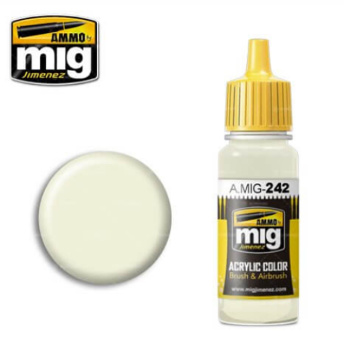 Ammo Mig 242 OFFWHITE FS37886 17ml. Colore acrilico Modellismo