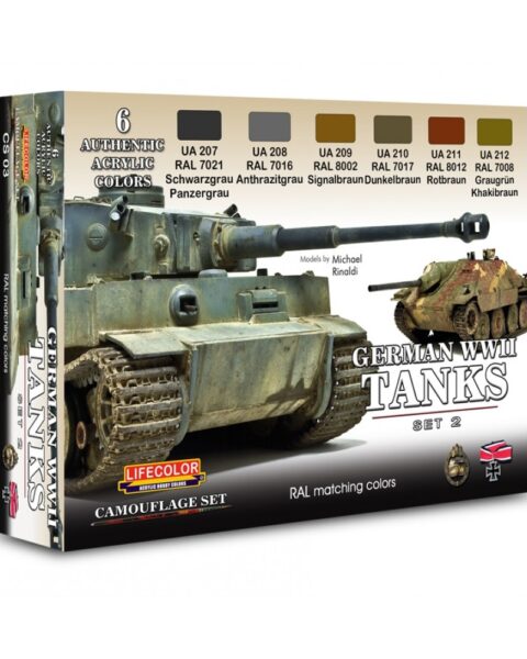 Colori Acrilici Lifecolor per Carri Tedeschi CS03