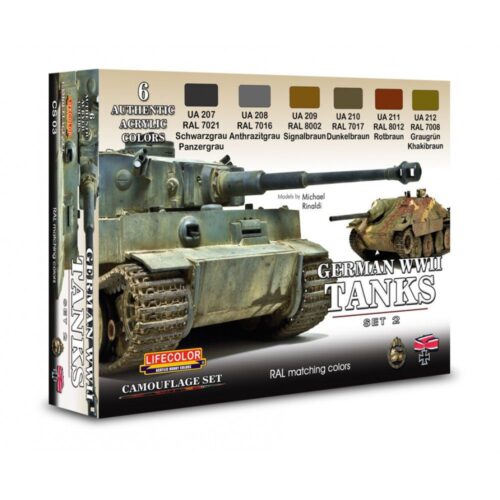 Colori Acrilici Lifecolor per Carri Tedeschi CS03
