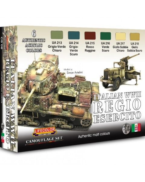 Colori Acrilici Lifecolor per Carri Regio Esercito CS08
