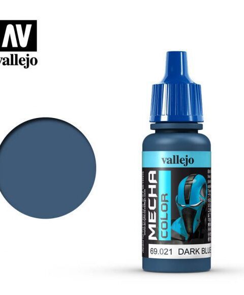 69021 DARK BLUE Vallejo Mecha 17ml colore acrilico satinato plastico