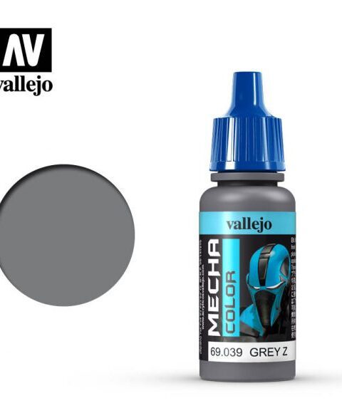 69039 GREY Z Vallejo Mecha 17ml colore acrilico satinato plastico