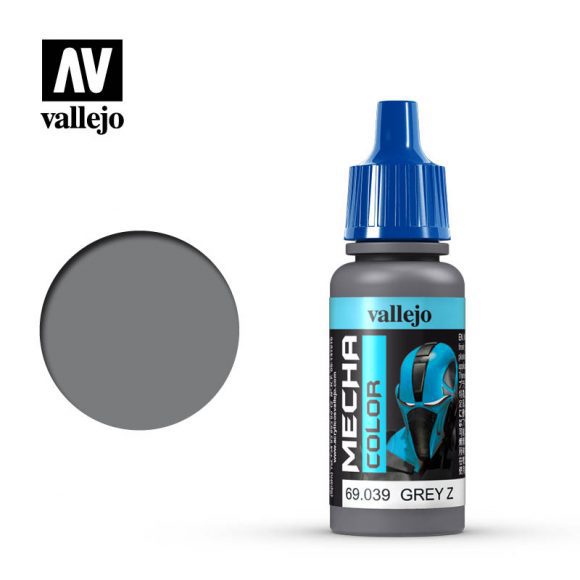 69039 GREY Z Vallejo Mecha 17ml colore acrilico satinato plastico