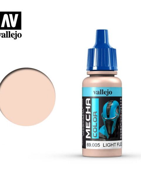 69005 LIGHT FLESH Vallejo Mecha 17ml colore acrilico satinato plastico