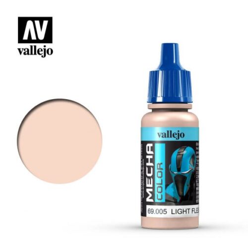 69005 LIGHT FLESH Vallejo Mecha 17ml colore acrilico satinato plastico