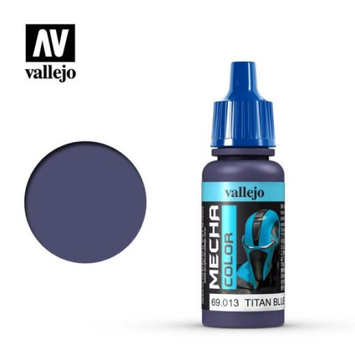 69013 TITAN BLUE Vallejo Mecha 17ml colore acrilico satinato plastico