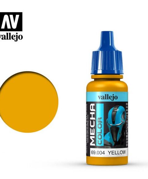 69004 YELLOW Vallejo Mecha 17ml colore acrilico satinato plastico