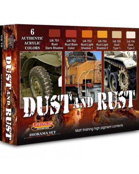 Colori Acrilici Lifecolor per Ruggine e Polvere CS10