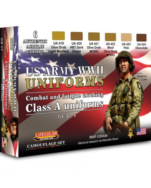 Colori Acrilici Lifecolor per Uniformi Americane CS17