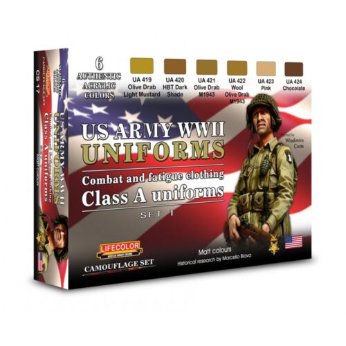 Colori Acrilici Lifecolor per Uniformi Americane CS17