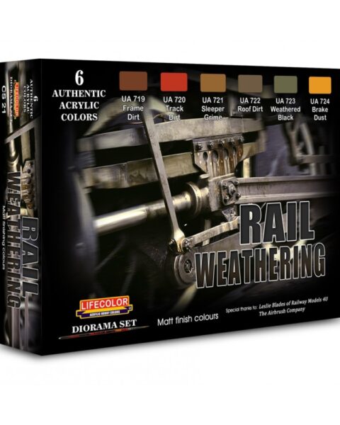 Colori Acrilici Lifecolor per Invecchiamento Treni CS21