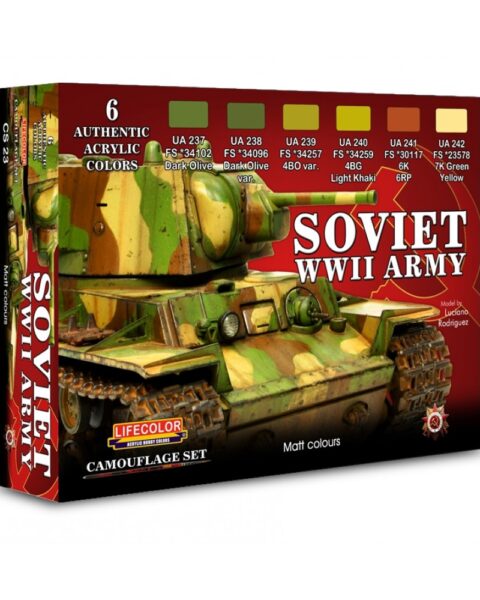 Colori Acrilici Lifecolor per Carri Russi CS23