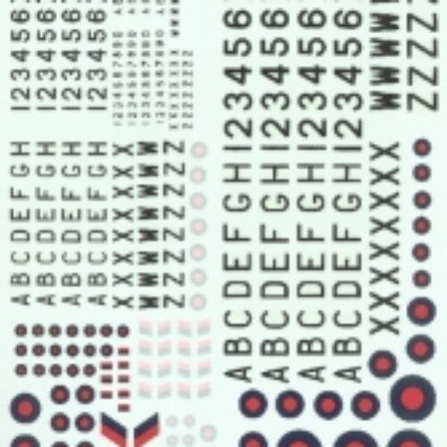 Decals aerei Inglesi 1:48 1:72
