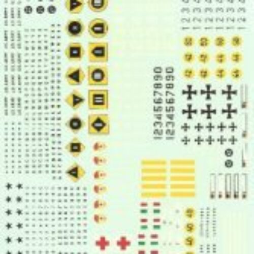 Decals carriarmati 1:35 INSEGNE ITALIANE ED ALTRI STATI