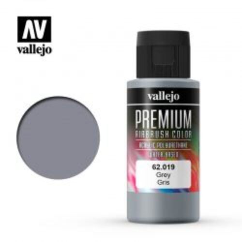 62019 VALLEJO PREMIUM AIRBRUSH: GREY (60ML)