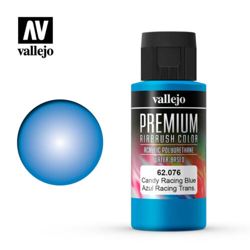 62076 VALLEJO PREMIUM AIRBRUSH: CANDY RACING BLUE (60ML)