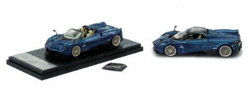 PAGANI HUAYRA ROADSTER 2017 CARBON BLU FRANCIA - immagine 4