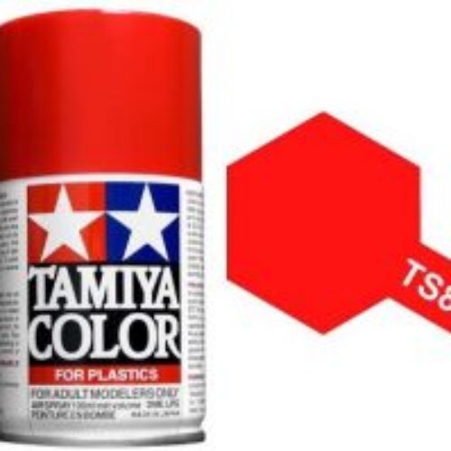 Spray Tamiya TS-86 rosso puro Drab 100ml modellismo statico