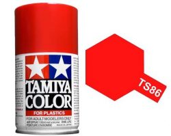 Spray Tamiya TS-86 rosso puro Drab 100ml modellismo statico