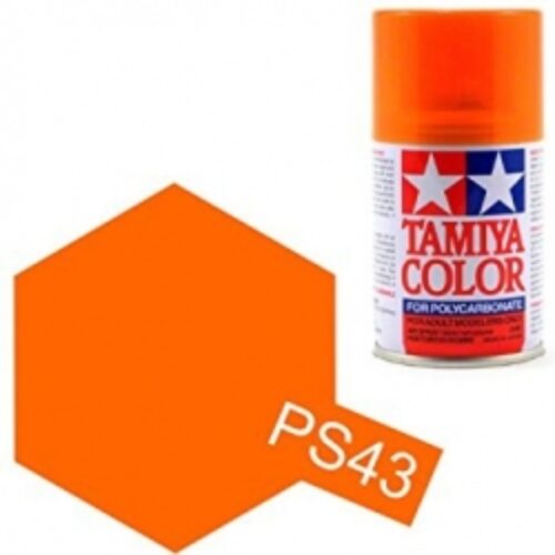 Spray Tamiya per Lexan PS43 arancione traslucente 100ml