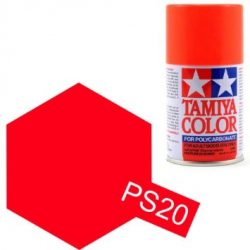 Spray Tamiya per Lexan PS20 rosso fluorescente 100ml