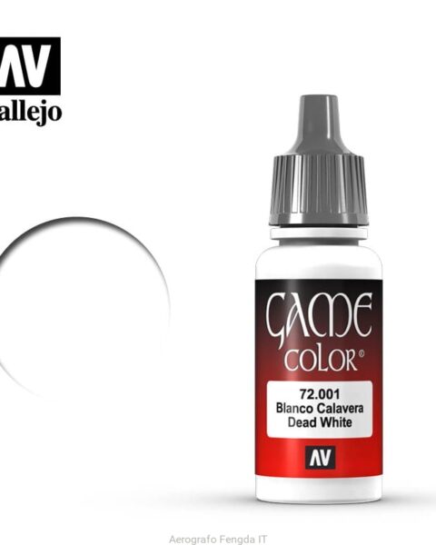 72001 Vallejo Game Color game Dead White Colore acrilico Modellismo e Miniature 17ml