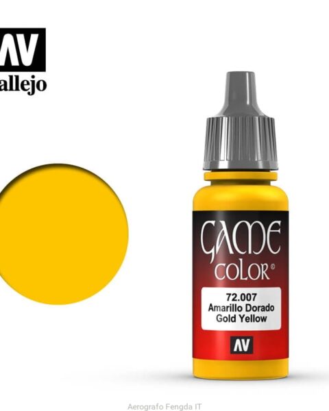 72007 Vallejo Game Color Gold Yellow Colore acrilico Modellismo e Miniature 17ml