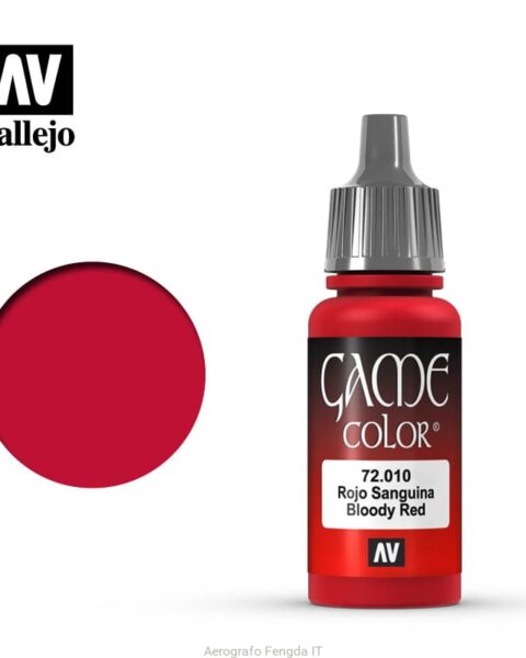 72010 Vallejo Game Color Bloody Red Colore acrilico Modellismo e Miniature 17ml