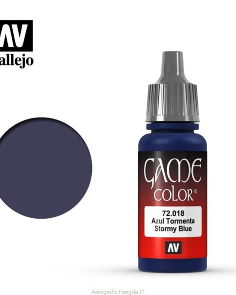 72018 Vallejo Game Color Stormy Blue Colore acrilico Modellismo e Miniature 17ml