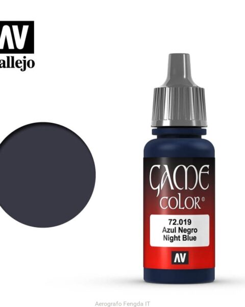 72019 Vallejo Game Color Night Blue Colore acrilico Modellismo e Miniature 17ml