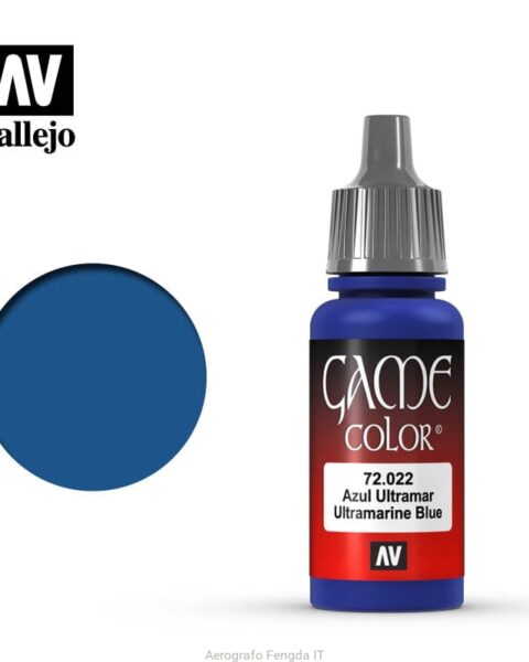 72022 Vallejo Game Color Ultramarine Blue Colore acrilico Modellismo e Miniature 17ml