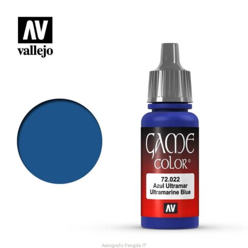 72022 Vallejo Game Color Ultramarine Blue Colore acrilico Modellismo e Miniature 17ml