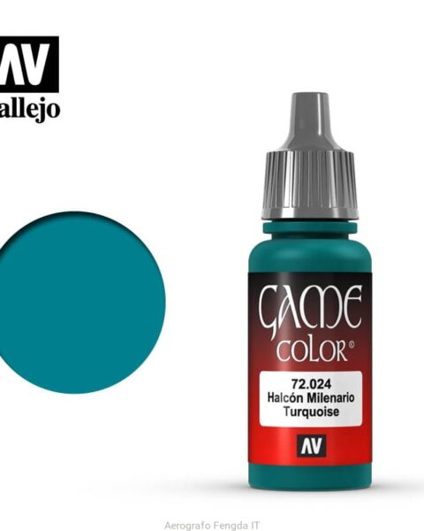 72024 Vallejo Game Color Turquoise Colore acrilico Modellismo e Miniature 17ml