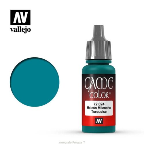 72024 Vallejo Game Color Turquoise Colore acrilico Modellismo e Miniature 17ml