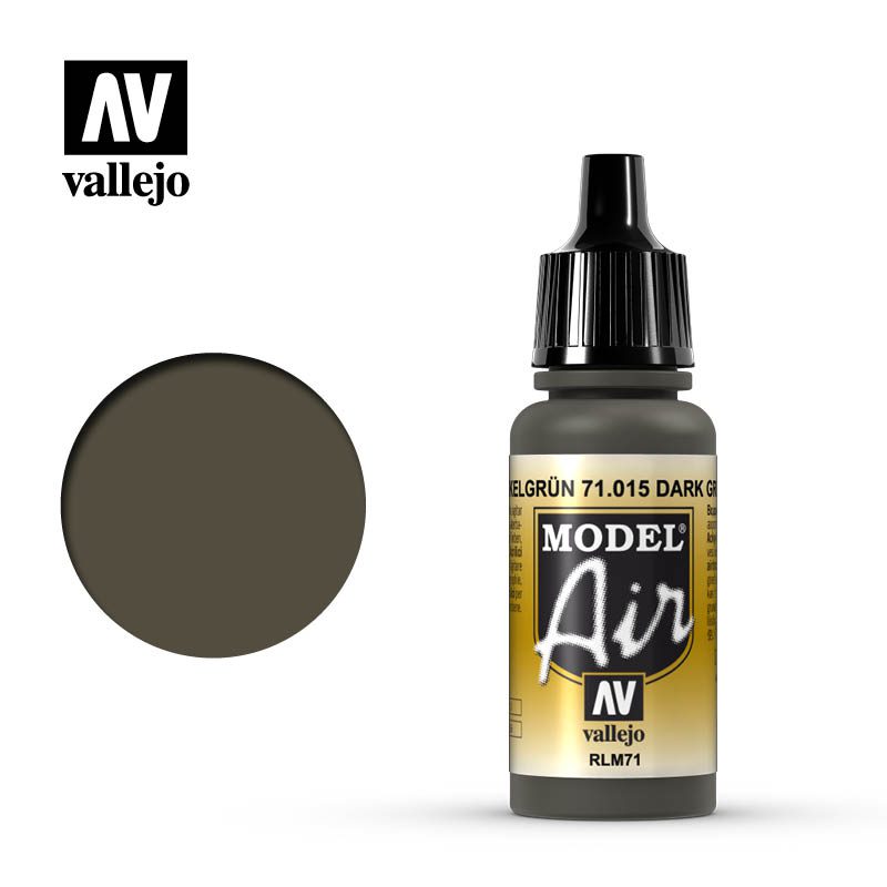 71015 - VALLEJO MODEL AIR: DARK GREEN RLM71 - 17ml