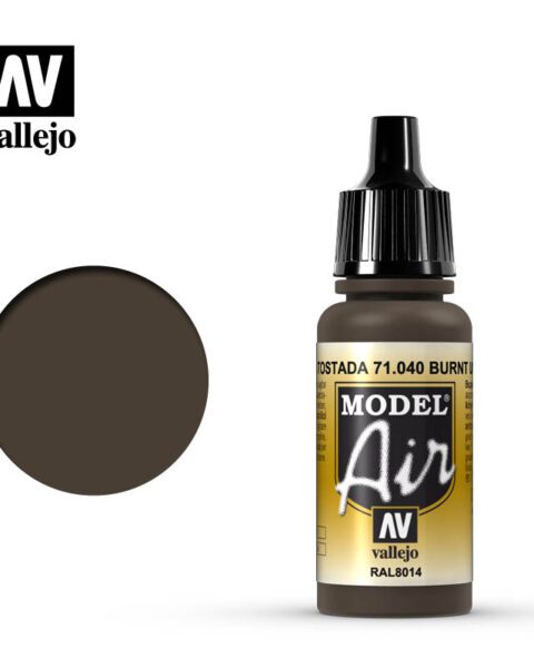 71040 - VALLEJO MODEL AIR: BURNT UMBER RAL8014 - 17ML