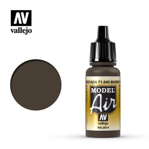 71040 – VALLEJO MODEL AIR: BURNT UMBER RAL8014 – 17ML